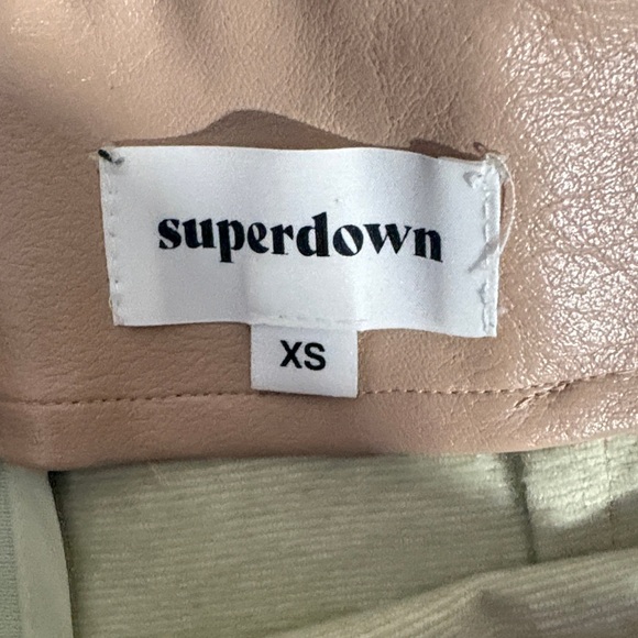 Superdown Nude Mini Skirt - Picture 2 of 7